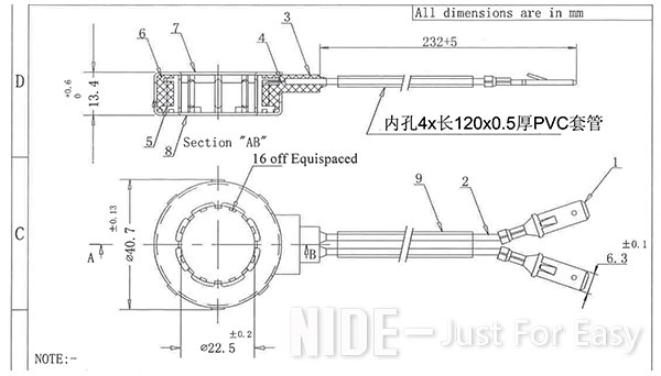 Drum washing machine part tachometer coil