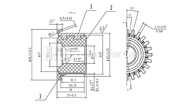 AC DC motor commutator 32 segments Starter riser type commutator for power tool armature-93