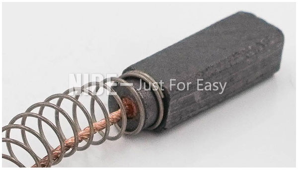 Power tool motor part carbon brush