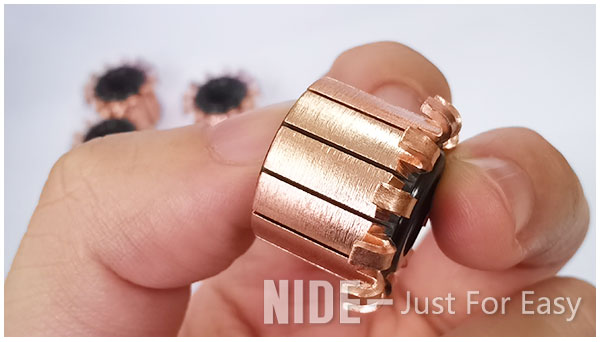DC motor commutator