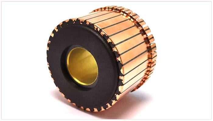 Garden machinery slot commutator custom