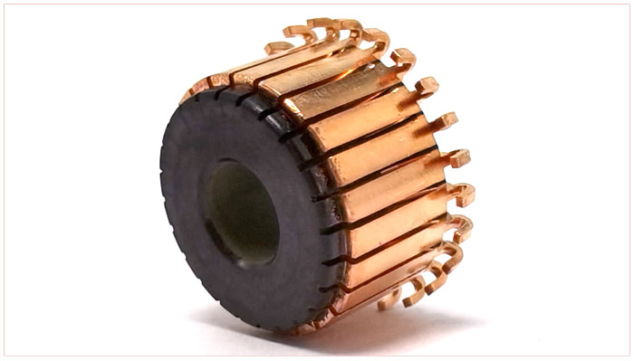 DC motor commutator angle grinder commutator